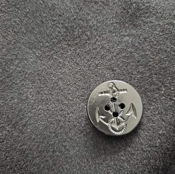 Vintage Quarterdeck U.S. Navy Man's Overcoat DSCP Wool Peacoat Men's 42L Black - Picture 3 of 8